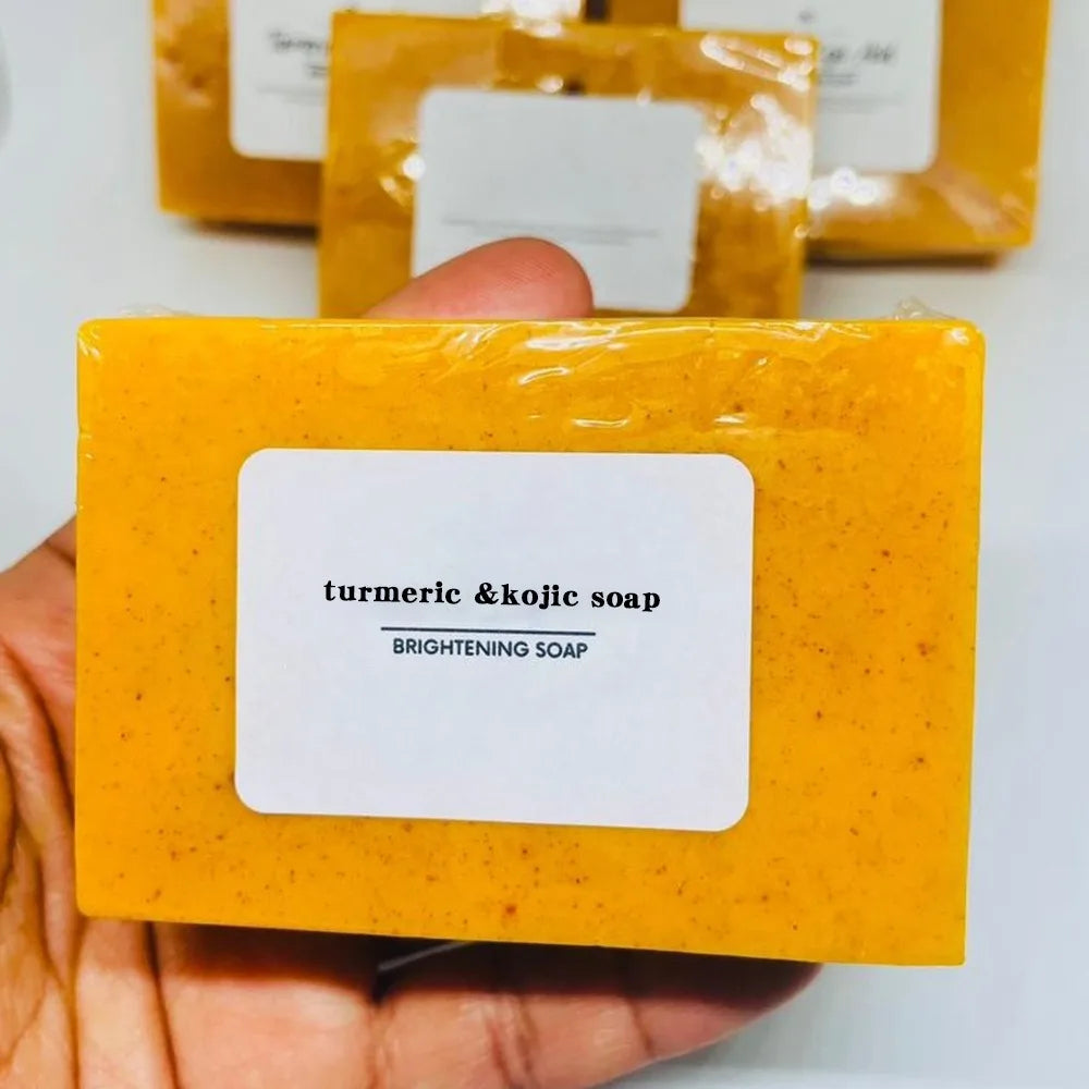 lemon turmeric kojic acid soap